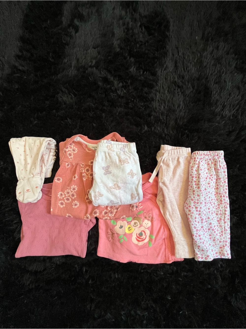 COTTON 0-3 Months Girl MAUVE 7 Piece Bundle. Live Show Listing. $10 starts.